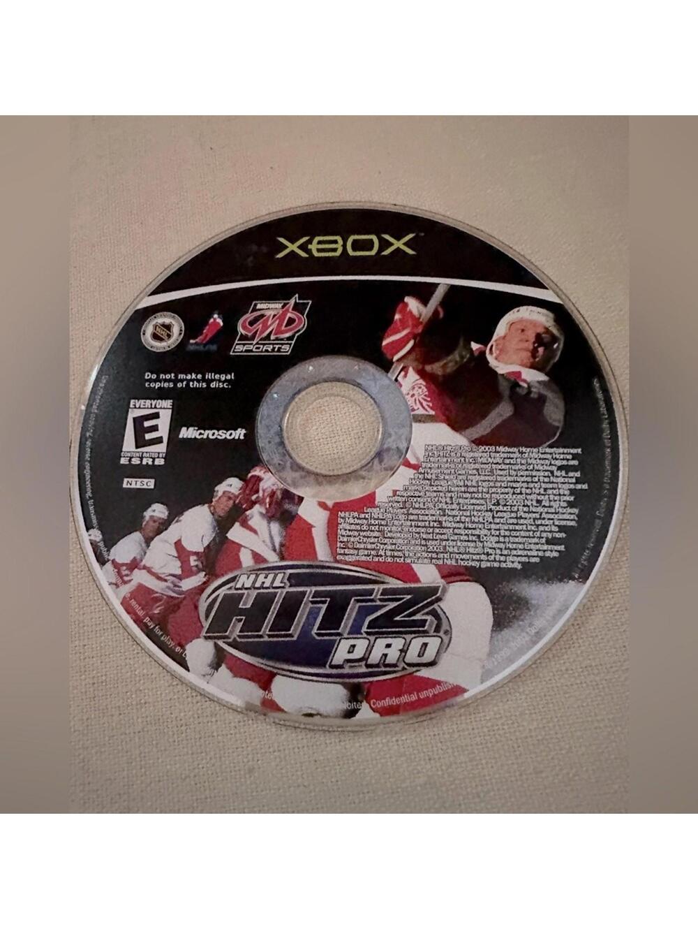 Vintage XBOX NHL HITZ pro